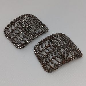 Vintage Steel Shoe Buckles